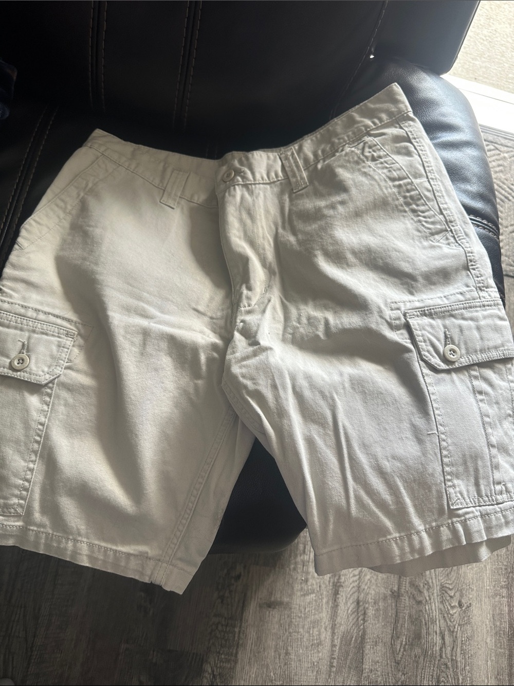 U.S. Polo Assn. Men's Cargo Shorts in Off-White
